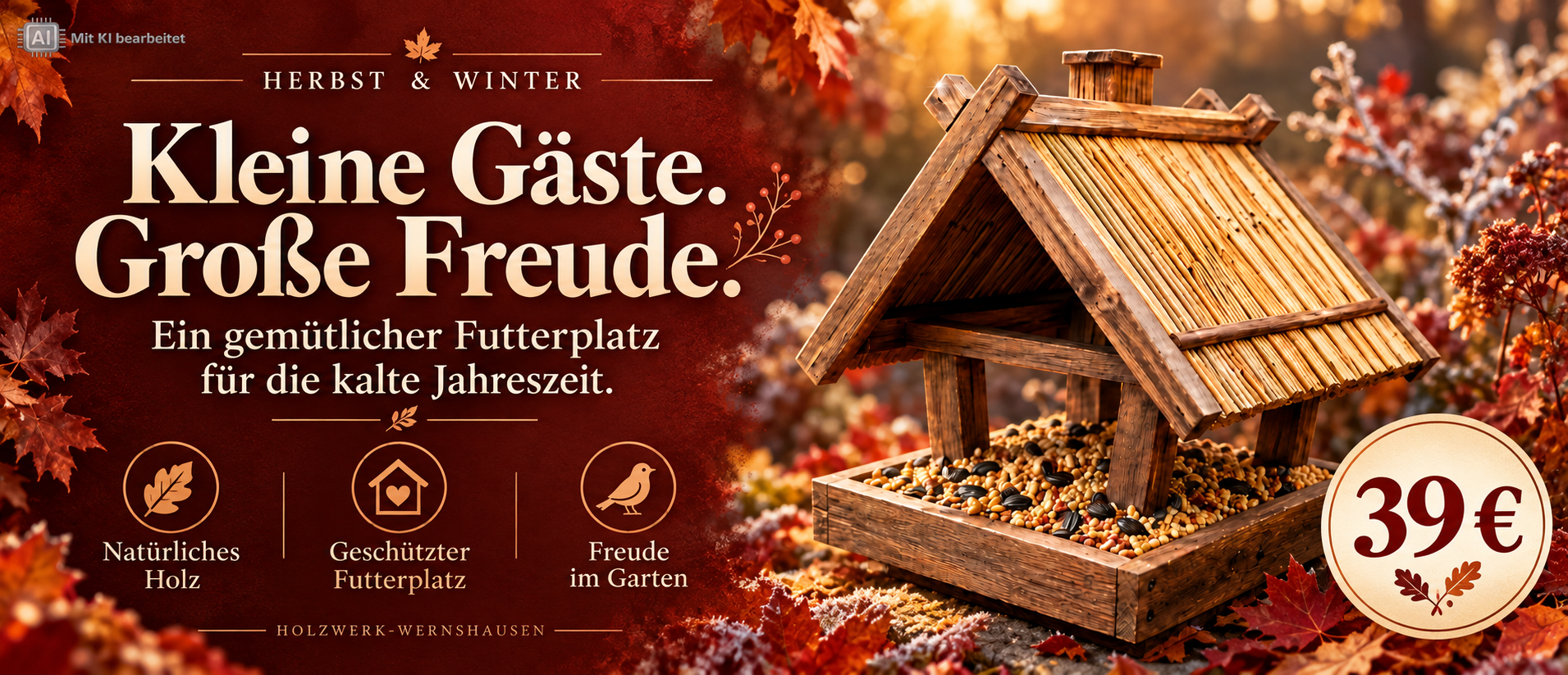 Vogelhaus aus Holz entdecken