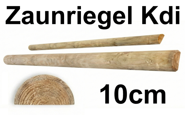 Zaunriegel halbrund kdi, 10 cm