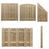 Brettzaunelemente Holland