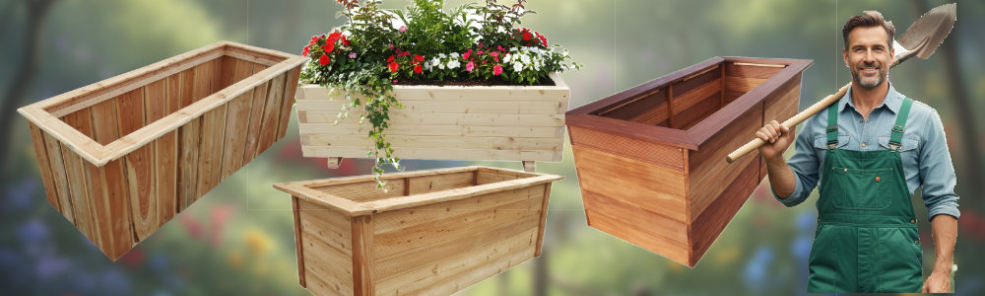 Pflanzkübel und Hochbeete