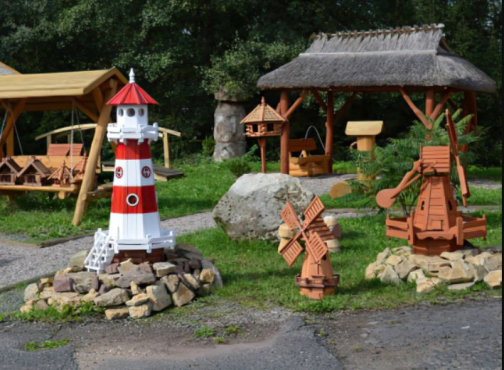 Brunnen, Leuchttürme und Gartendeco