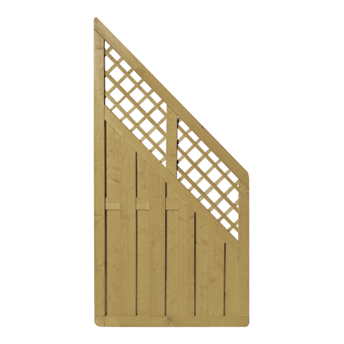 Sichtschutzzaun/Schrägelement Hamburg 90 x 180/90 cm
