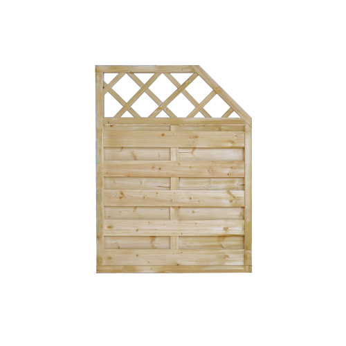 Sichtschutzzaun Marlow KDI Abstufungselement 90 x 120/90 cm