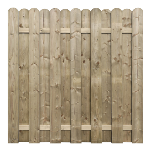 Brettzaun Holland aus Fichte KDI 180 x 180 cm