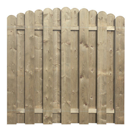 Brettzaun Holland Schrägelement Fichte KDI 90 x 170/90 cm