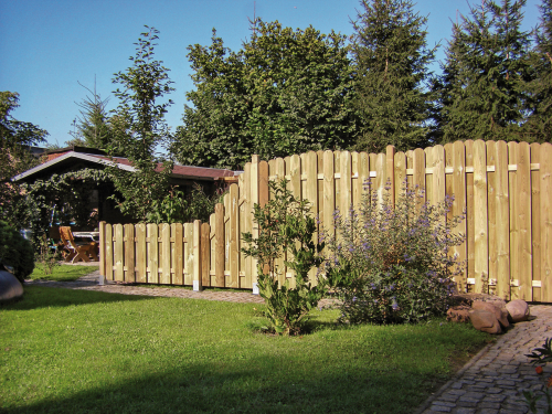 Brettzaun Holland Einzelbrett Fichte KDI 2 x 9,5 x 180 cm