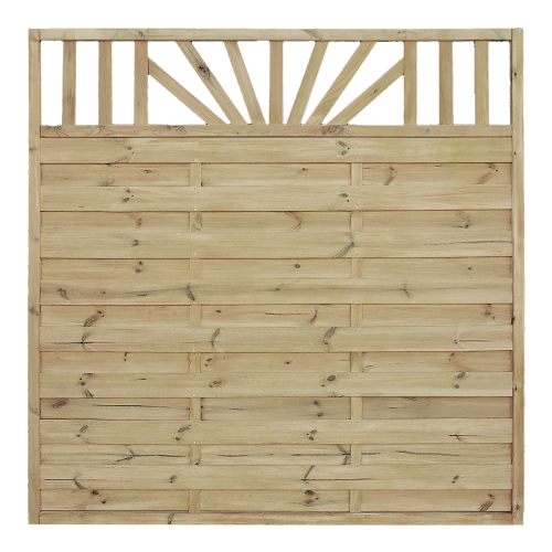 Dichtzaun Rimini 180 × 180 cm – mit Rankgitter