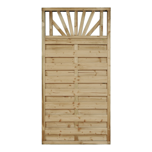 Dichtzaun Rimini 90 × 180 cm – mit Rankgitter