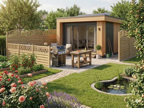 Sichtschutzelement Roma 90 × 180 cm