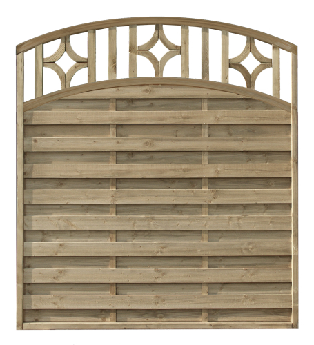 Sichtschutzelement Roma Bogenelement 180 × 200/180 cm