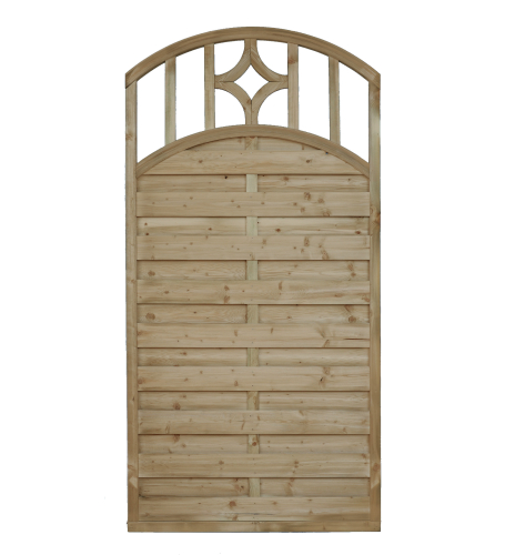 Sichtschutzelement Roma Bogenelement 90 × 200/180 cm