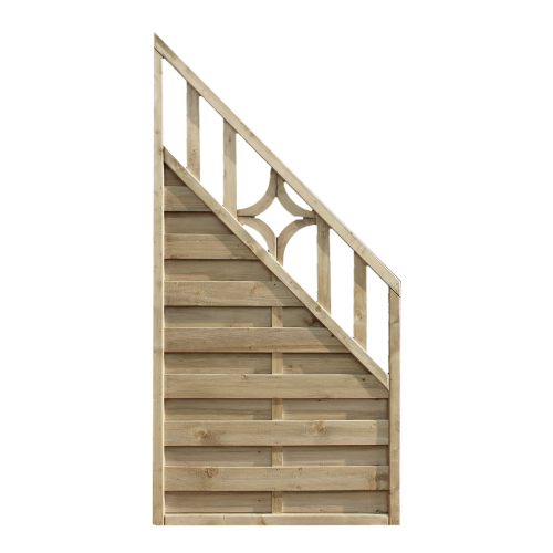 Sichtschutzelement Roma Schrägelement 90 × 180/90 cm