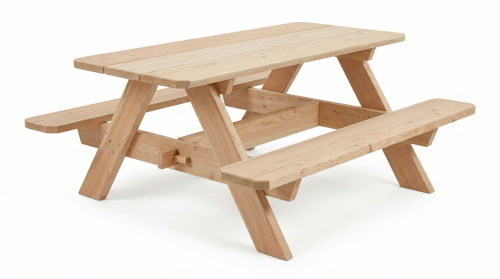 Gartengarnitur, Tisch-Bank-Kombination, Lärche natur