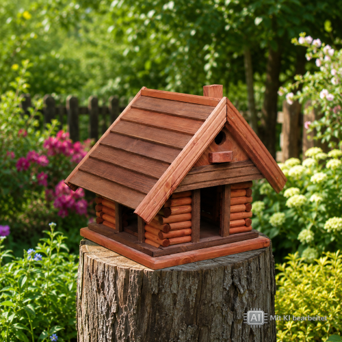 Vogelhaus mit Nistkasten HWW-KLB-50