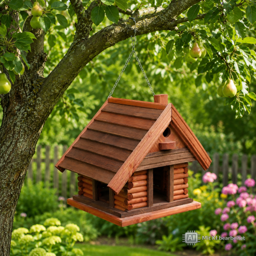 Vogelhaus mit Nistkasten HWW-KLB-50