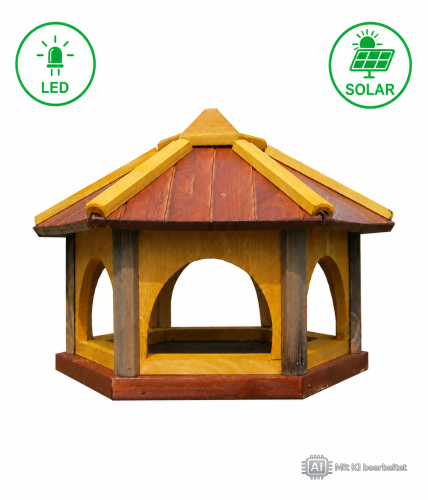 Vogelhaus HWW-K-50-S mit Solar-LED-Beleuchtung