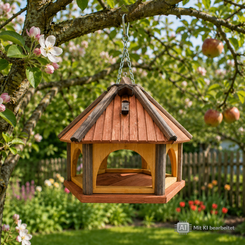 Vogelhaus mit Nistkasten HWW-KL-60