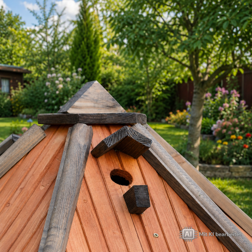Vogelhaus mit Nistkasten HWW-KL-60