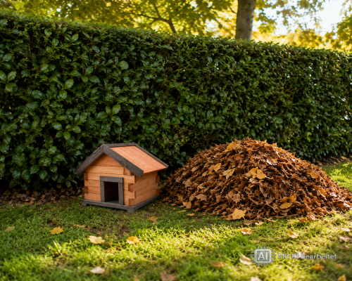 Das Igelhaus HWW-KL-J2 besteht aus massivem Kiefernholz und wurde in Deutschland handgefertigt. Die wetterfeste Imprägnierung, das weit überstehende Satteldach und die robuste Bauweise bieten Igeln einen sicheren Schlaf-, Ruhe- und Überwinterungsplatz im