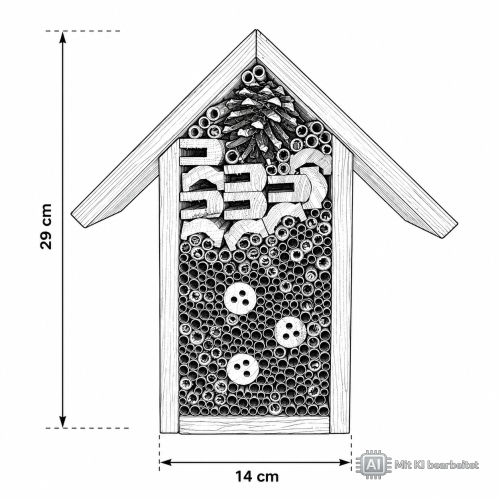 Wildbienenhaus HWW-DO-11