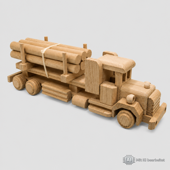 Massivholz-Langholztransporter „Waldmeister“