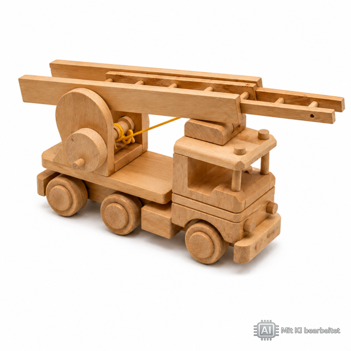 Massivholz-Feuerwehrleiterwagen „LöschMeister“