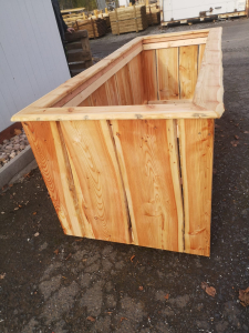 Hochbeet aus unbesäumter Lärche