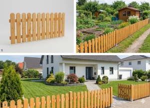 Rundbogenlatte Lärche/Douglasie 20 x 95 x 800 mm 100 Stück