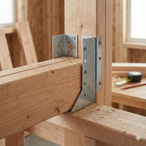 Balkenschuhe mit Innenflügel 80 x 120mm