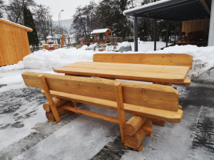Rustikale Gartengarnitur " Allgäu" xxl 2+1 250 cm lang