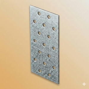 Lochplatten / Lochbleche verzinkt 100 x 200 x 2mm