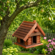 Vogelhaus mit Nistkasten HWW-KLB-50