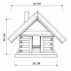 Vogelhaus mit Nistkasten HWW-KLB-50