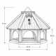 Vogelhaus mit Nistkasten HWW-KL-60