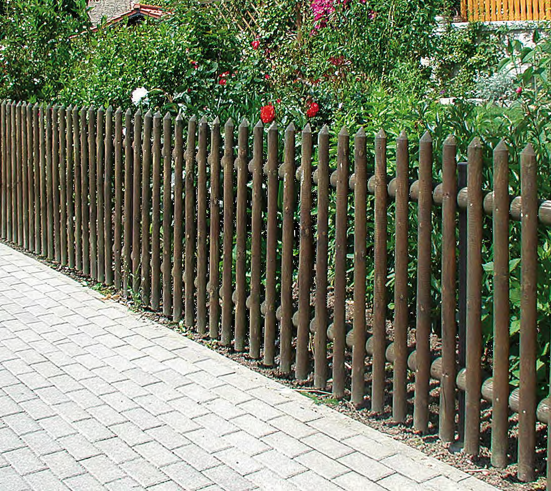 Senkrechtzaun kdi, (bis 10 Stück) 250 cm versch. Höhen