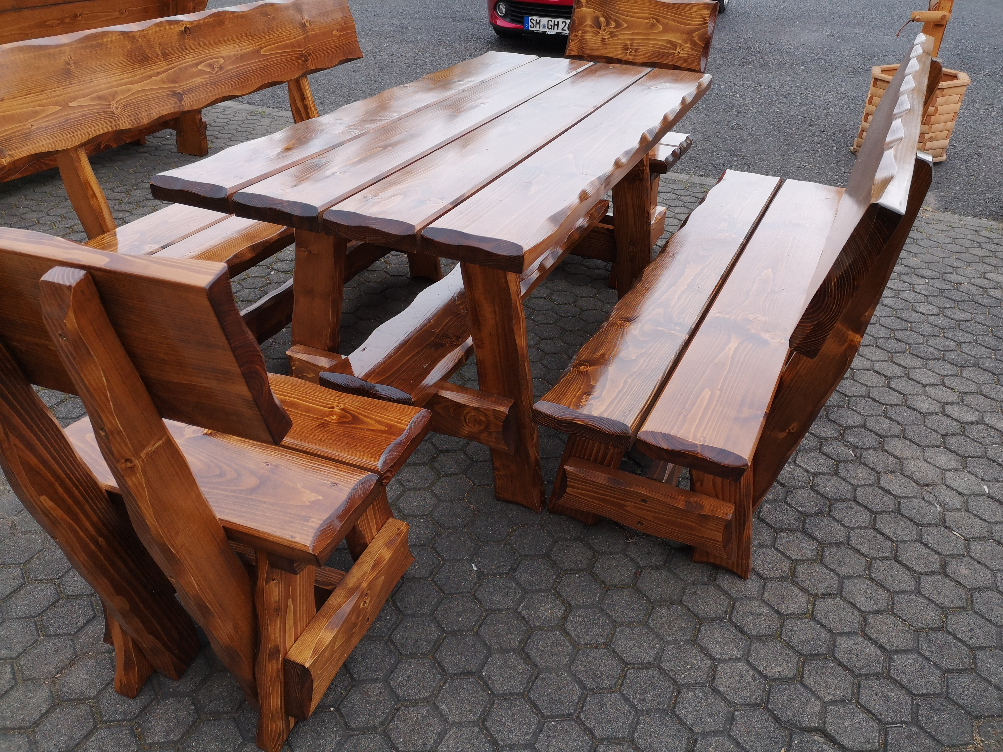 Gartengarnitur "Eisenach" 4+1, 160 cm lang