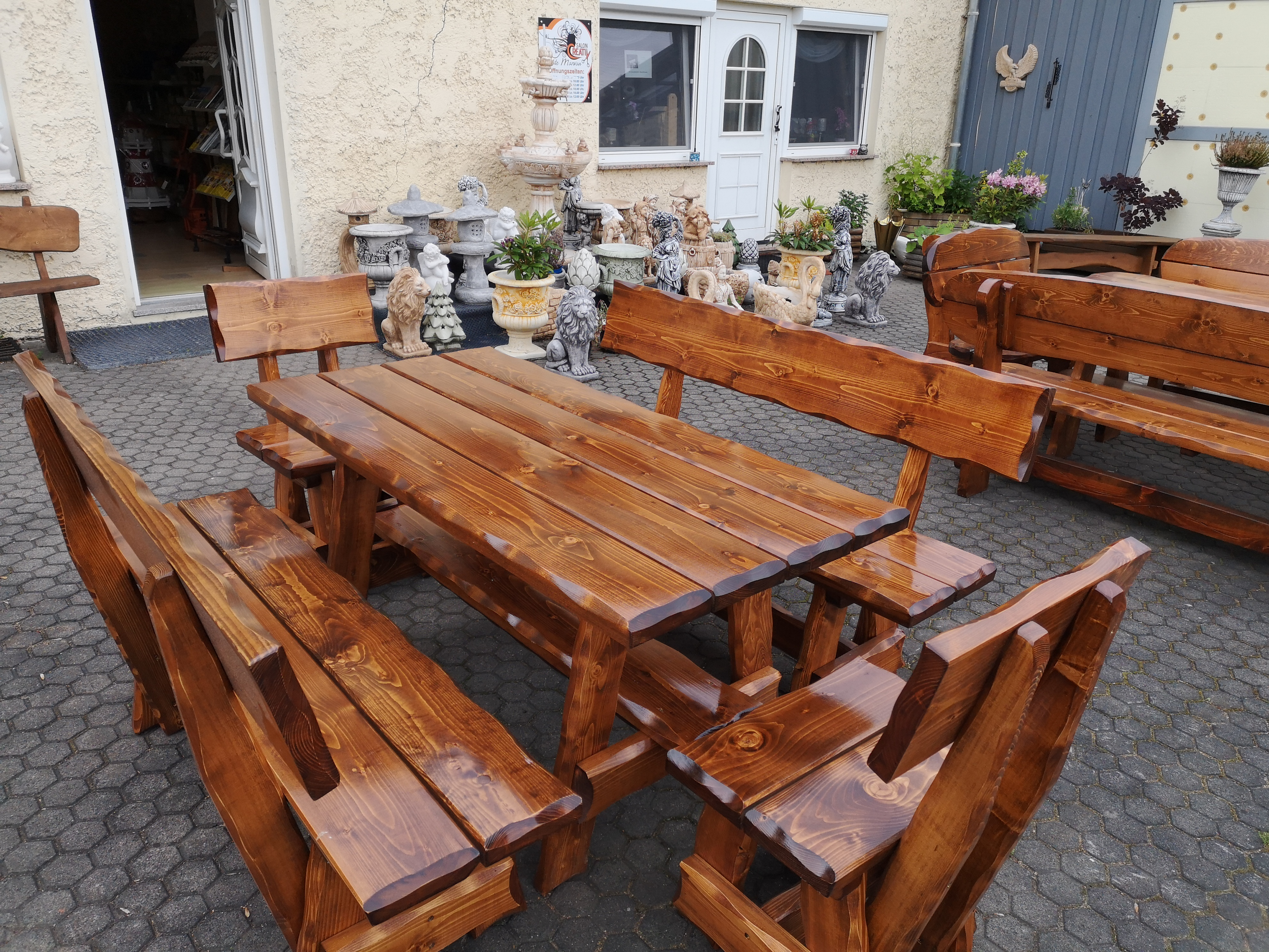 Gartengarnitur "Eisenach" 4+1, 200 cm lang