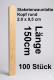 Rundbogenlatte kdi, 2,0 x 9,5 x 150 cm; 100 Stück