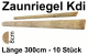 Zaunriegel halbrund kdi, 8 x 300 cm, 10 Stück