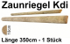 Zaunriegel halbrund kdi, 10 x 350 cm, 1 Stück