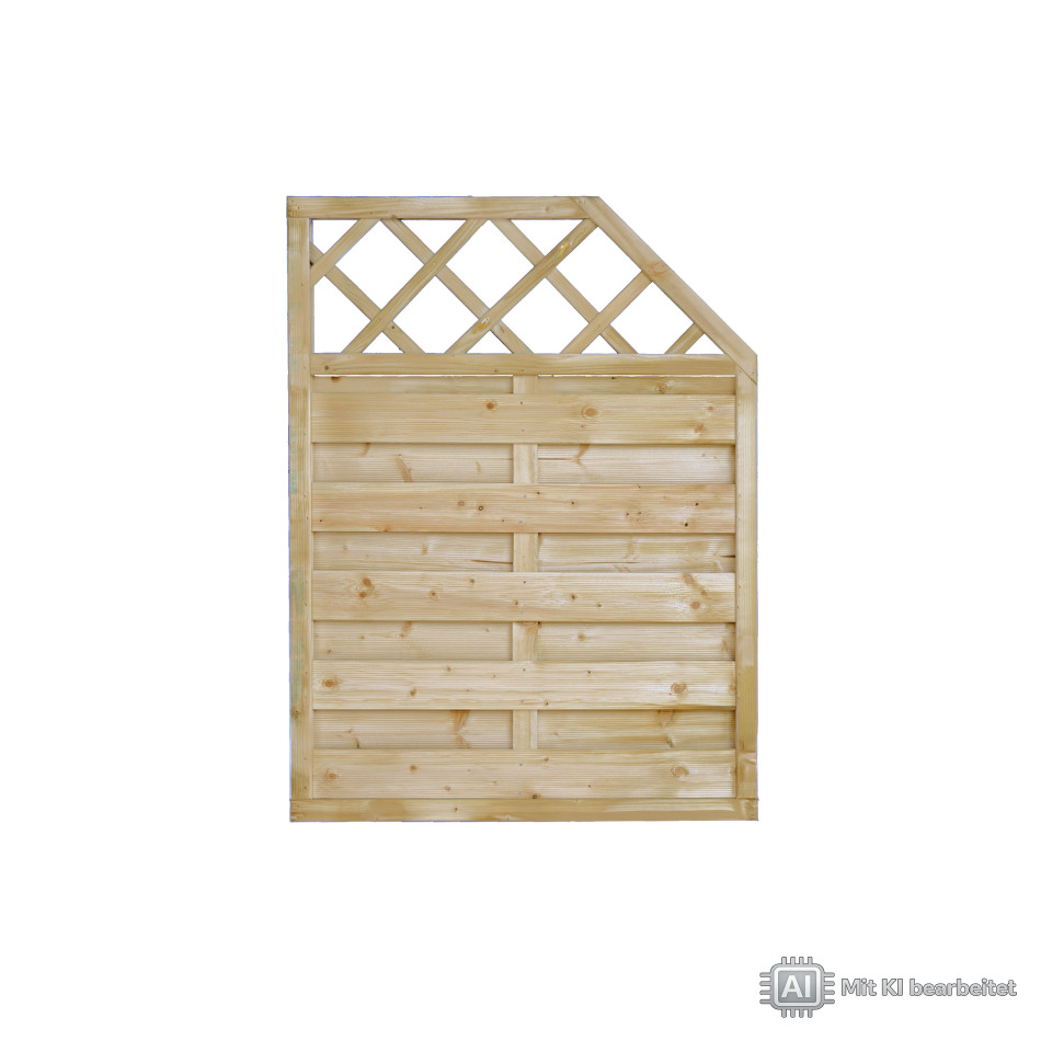 Sichtschutzzaun Marlow KDI Abstufungselement 90 x 120/90 cm