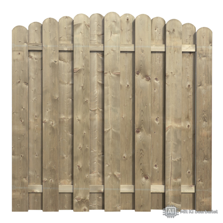 Brettzaun Holland Schrägelement Fichte KDI 90 x 170/90 cm