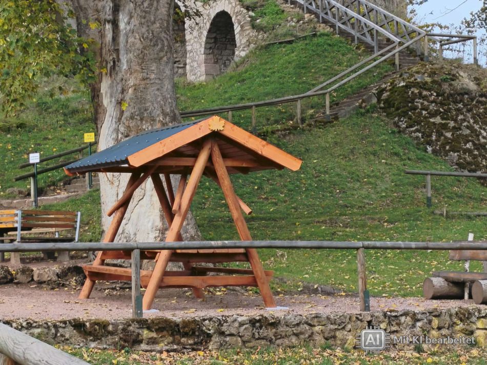 Waldschänke XXL mit Metallprofildach