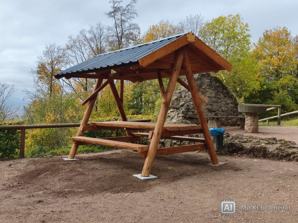 Waldschänke XXL mit Metallprofildach