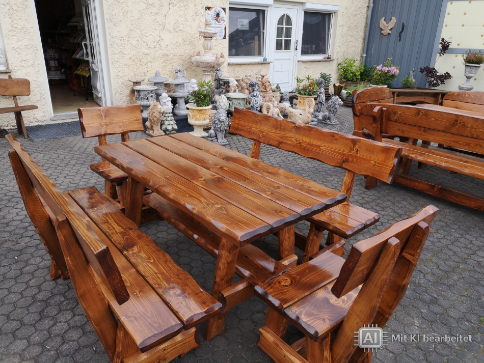 Gartengarnitur "Eisenach" 4+1, 200 cm lang