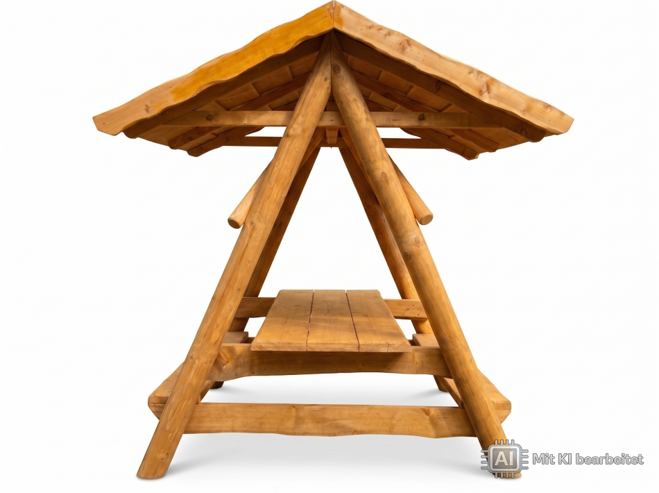 Waldschänke, Bierschänke mit Holzdach XXL