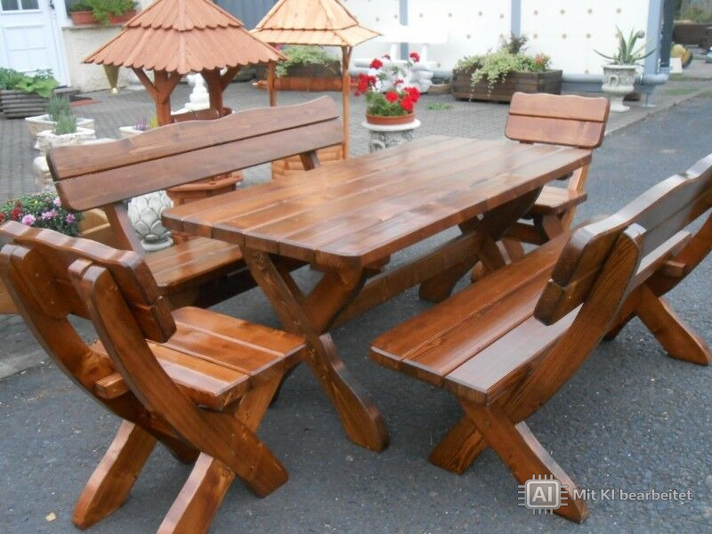 Gartengarnitur " Suhl " 4+1, 160 cm
