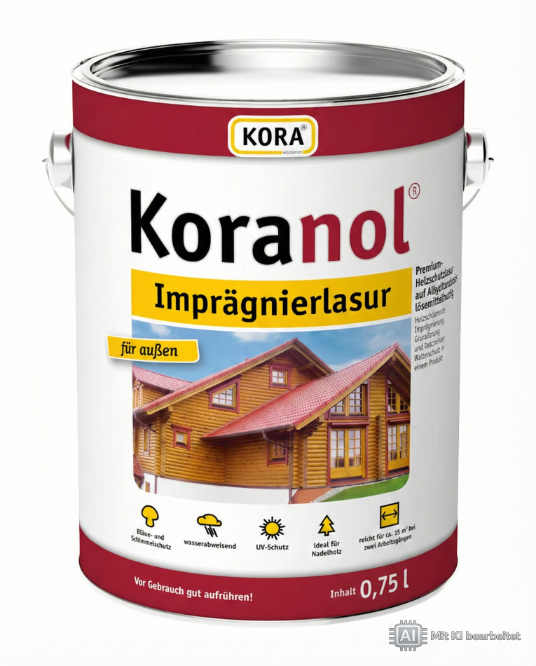 Koranol Silbergrau Imprägnierlasur 0,75l
