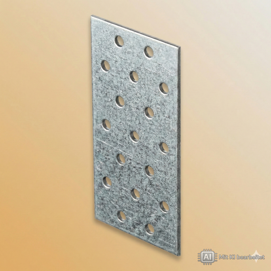 Lochplatten / Lochbleche verzinkt 80 x 200 x 2mm