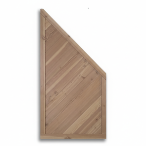 Amsterdam Sichtschutzelement Schrägelement 90 x 180 x 90 cm